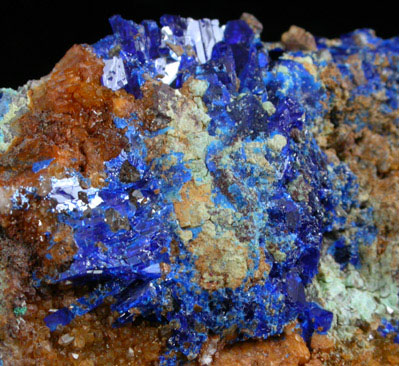 Linarite from Grand Reef Mine, Aravaipa District, Graham County, Arizona