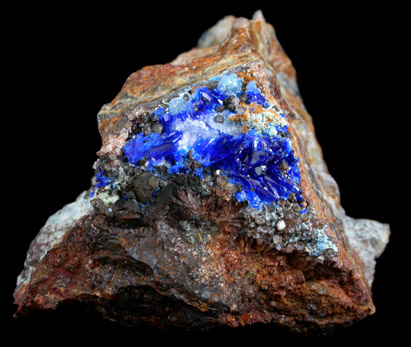 Linarite from Grand Reef Mine, Aravaipa District, Graham County, Arizona