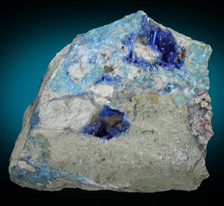 Linarite from Grand Reef Mine, Aravaipa District, Graham County, Arizona