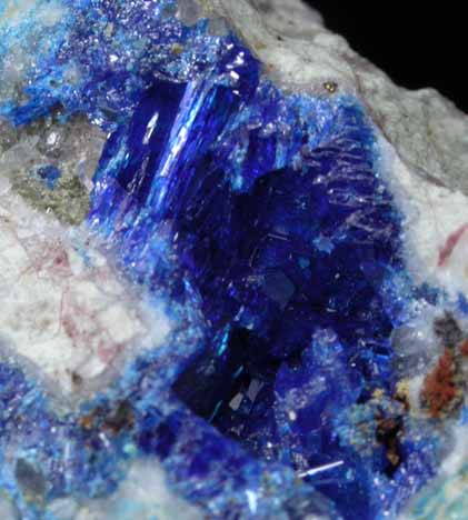 Linarite from Grand Reef Mine, Aravaipa District, Graham County, Arizona