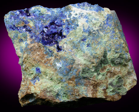 Linarite from Grand Reef Mine, Aravaipa District, Graham County, Arizona