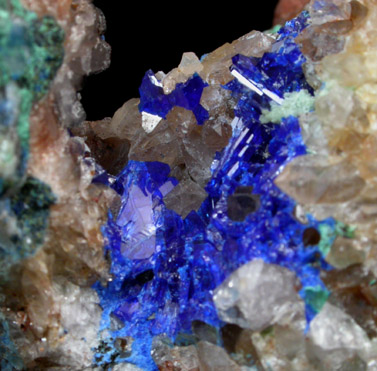 Linarite from Grand Reef Mine, Aravaipa District, Graham County, Arizona