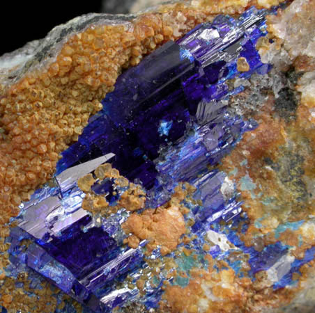 Linarite from Grand Reef Mine, Aravaipa District, Graham County, Arizona