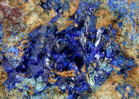 Linarite from Grand Reef Mine, Aravaipa District, Graham County, Arizona