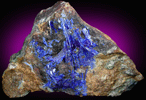 Linarite from Grand Reef Mine, Aravaipa District, Graham County, Arizona