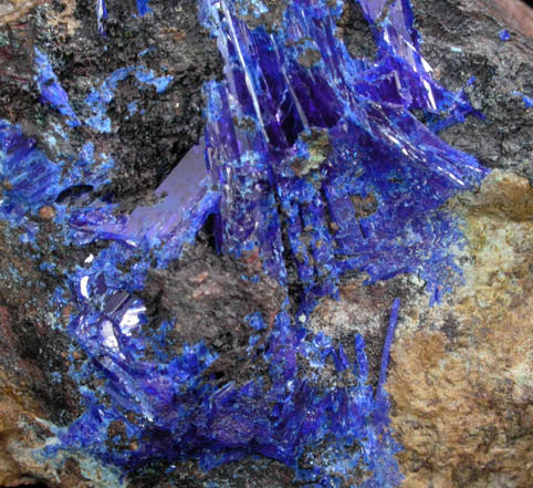 Linarite from Grand Reef Mine, Aravaipa District, Graham County, Arizona