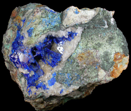 Linarite from Grand Reef Mine, Aravaipa District, Graham County, Arizona