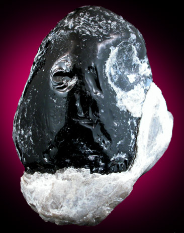 Obsidian var. Apache Tear from Superior District, Pinal County, Arizona