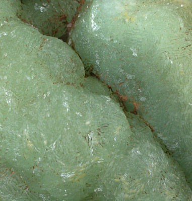 Prehnite from New Street Quarry, Paterson, Passaic County, New Jersey