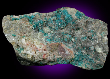 Caledonite with Linarite from near Baker, Soda Mountains, San Bernardino County, California