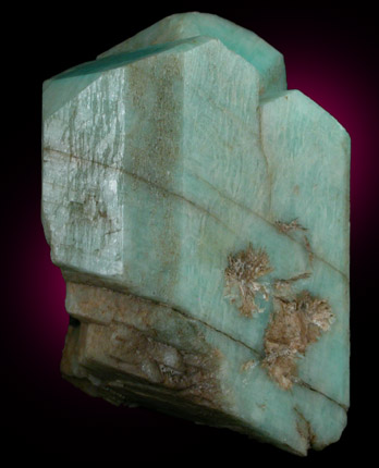 Microcline var. Amazonite from Pike's Peak Batholith, El Paso County, Colorado