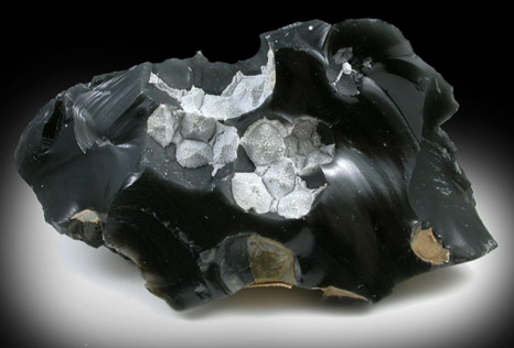 Cristobalite in Obsidian from Coso Hot Springs deposit, Inyo County, California