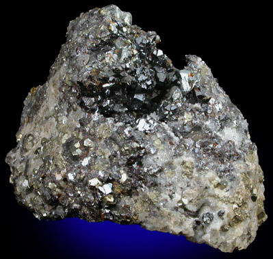 Sphalerite, Pyrite, Quartz from (Chanarcillo District?), Chile