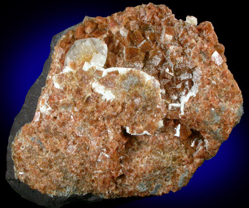 Scolecite on Chabazite from Kibblehouse Quarry, Perkiomenville, Montgomery County, Pennsylvania