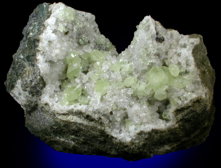 Datolite on Calcite from Prospect Park Quarry, Prospect Park, Passaic County, New Jersey