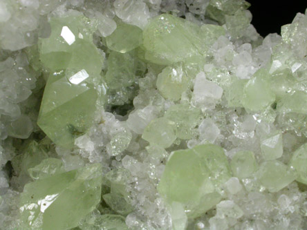 Datolite on Calcite from Prospect Park Quarry, Prospect Park, Passaic County, New Jersey