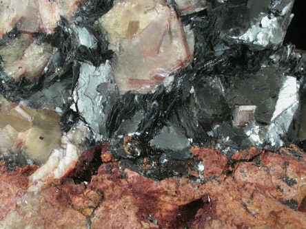 Hematite and Calcite from Bethlehem Steel Quarry, Hanover, York County, Pennsylvania