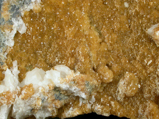 Stilbite and Calcite from Kibblehouse Quarry, Perkiomenville, Montgomery County, Pennsylvania