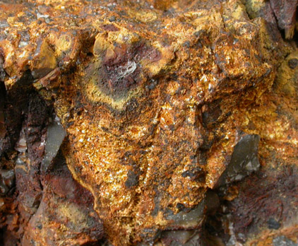 Cacoxenite from Hellertown, Lehigh County, Pennsylvania