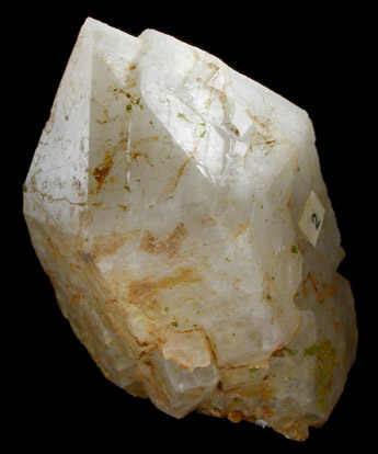 Quartz with Pyromorphite from Wheatley Mine, Phoenixville, Chester County, Pennsylvania