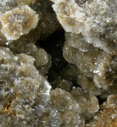 Hemimorphite var. Calamine from Saucon Valley Zinc Mines, Friedensville, Lehigh County, Pennsylvania