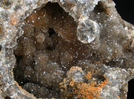 Hemimorphite var. Calamine from Saucon Valley Zinc Mines, Friedensville, Lehigh County, Pennsylvania