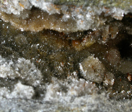 Hemimorphite var. Calamine from Saucon Valley Zinc Mines, Friedensville, Lehigh County, Pennsylvania