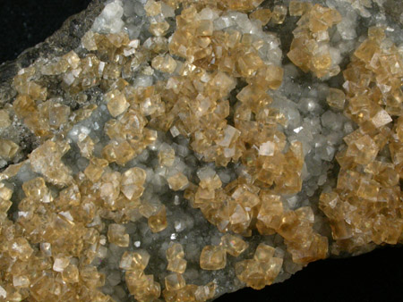 Calcite on Apophyllite from French Creek Iron Mines, St. Peters, Chester County, Pennsylvania