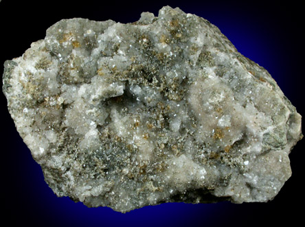 Apophyllite with golden Calcite from Cornwall Iron Mines, Cornwall, Lebanon County, Pennsylvania