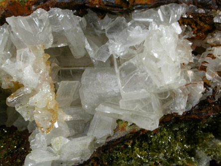 Cerussite with Pyromorphite from Wheatley Mine, Phoenixville, Chester County, Pennsylvania