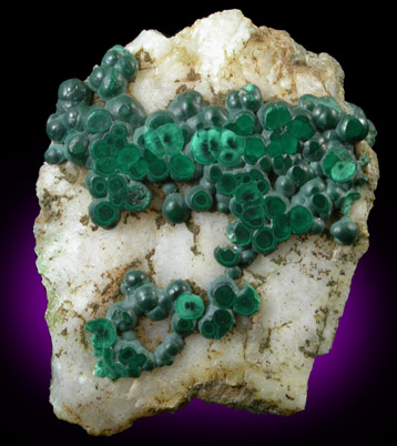 Malachite from Jones Mine, Caernarvon Township, Berks County, Pennsylvania