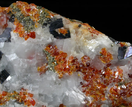 Sphalerite and Galena from Faylor-Middle Creek Quarry, 3 km WSW of Winfield, Union County, Pennsylvania