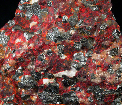 Zincite, Franklinite, Willemite from Sterling Mine, Ogdensburg, Sterling Hill, Sussex County, New Jersey (Type Locality for Zincite and Franklinite)