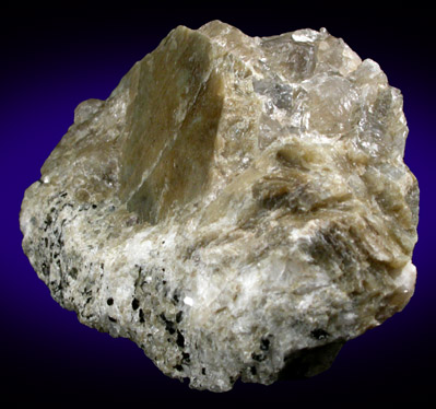 Albite var. Oligoclase from Ward's Quarry, Crum Lynne, Delaware County, Pennsylvania