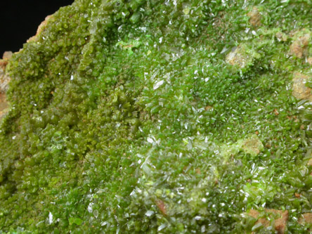 Pyromorphite from Chester County Mine, Phoenixville, Chester County, Pennsylvania