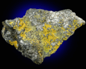 Carnotite from Old uranium prospects, Mount Pisgah, Jim Thorpe, Carbon County, Pennsylvania