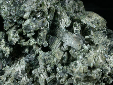 Actinolite and Dravite Tourmaline from Bower Power's Farm, Pierrepont, St. Lawrence County, New York