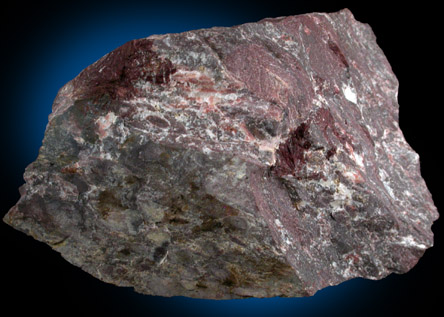 Piemontite from M. Wills Rhyolite Quarry, Greenstone, Adams County, Pennsylvania