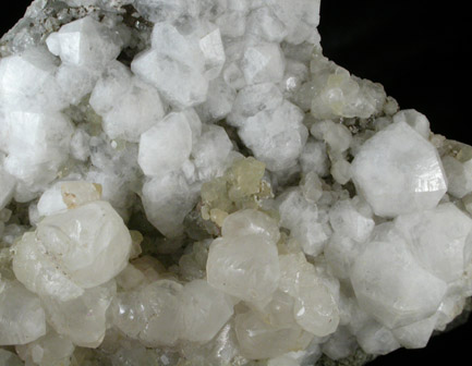 Analcime and Calcite from New Street Quarry, Paterson, Passaic County, New Jersey