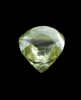 Diamond (0.76 carat yellow-green octahedral crystal) from Diamantino, Mato Grosso, Brazil