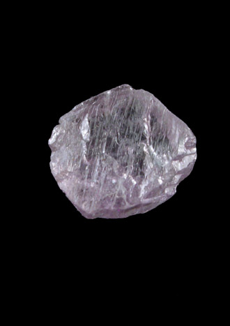 Diamond (0.41 carat lavender flattened crystal) from Northern Cape Province, South Africa