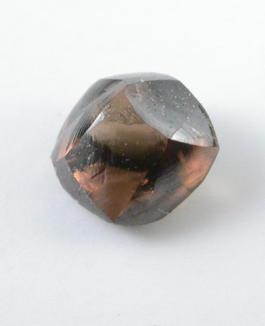 Diamond (0.42 carat brown crystal) from Free State (formerly Orange Free State), South Africa