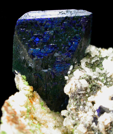 Azurite from Tsumeb Mine, Otavi-Bergland District, Oshikoto, Namibia