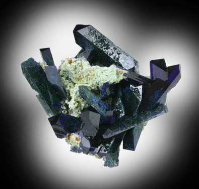 Azurite from Tsumeb Mine, Otavi-Bergland District, Oshikoto, Namibia