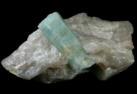 Beryl var. Aquamarine from Bennett Quarry, Buckfield, Oxford County, Maine