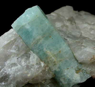 Beryl var. Aquamarine from Bennett Quarry, Buckfield, Oxford County, Maine