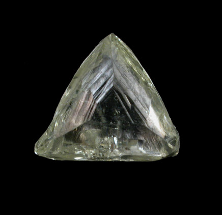 Diamond (1.35 carat macle, twinned crystal) from Free State (formerly Orange Free State), South Africa