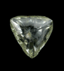 Diamond (1.83 carat macle, twinned crystal) from Free State (formerly Orange Free State), South Africa