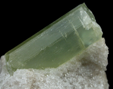 Beryl in Quartz from Beauregard Quarry, Alstead, Cheshire County, New Hampshire