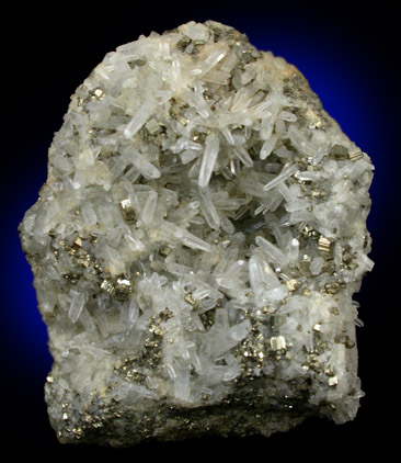 Pyrite on Quartz from Eagle County, Colorado